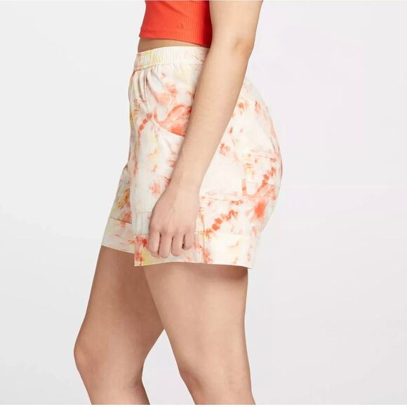 New NWT Alpine Design Soft Peach Floral Pull-On Camp Shorts Women's Size Large - Picture 3 of 5